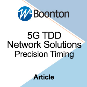 5G TDD Network Solutions - Precision Timing