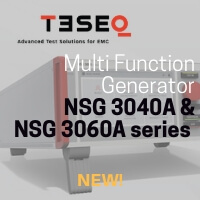 Teseq: NEW Multi Function Generator NSG 3040A and NSG 3060A series
